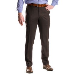 Brązowe spodnie wełniane męskie
