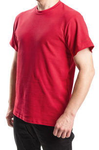 T-shirt czerwony PIQUE