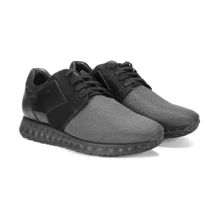 Czarno-szare sneakersy męskie Levis mesh