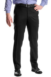 Czarne spodnie wełniane męskie